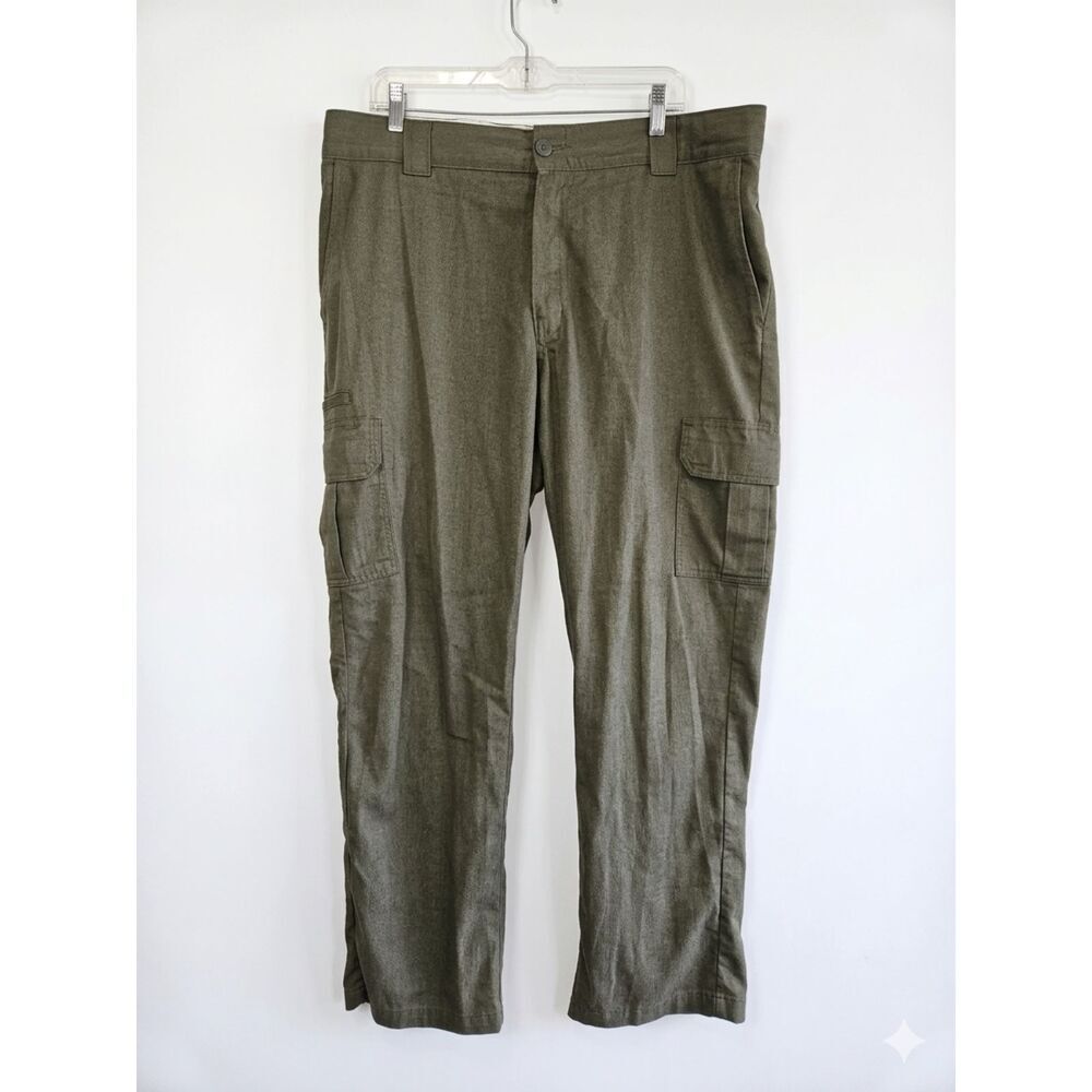 DICKIES Regular Straight Cargo Dark Khaki Pants 38x32